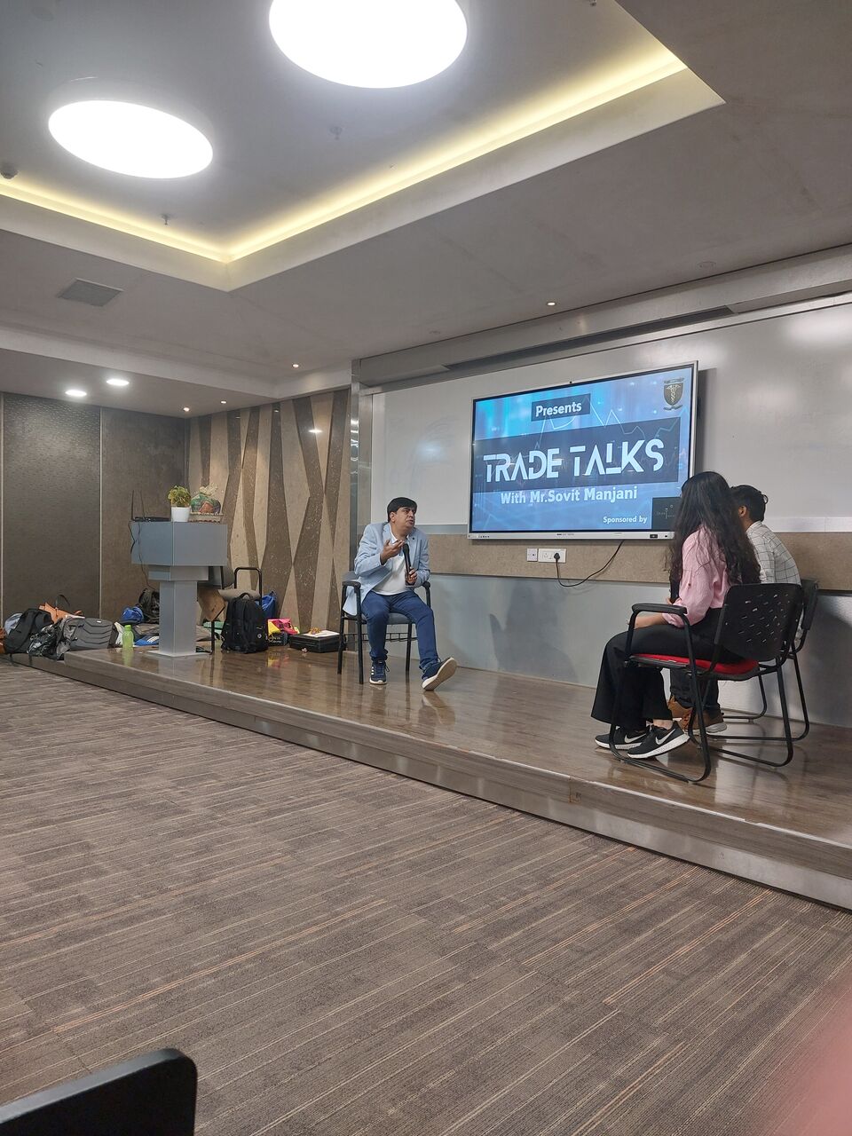 Trade Talks session at NMIMS